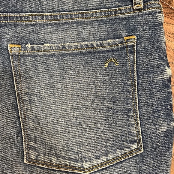 NWT Porter Blue Emma Cutoff shorts size 28 - Picture 7 of 7